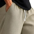 thumbnail image 4 of Busydd Men's Shorts with Pockets Casual Baggy Solid Color Gym Shorts Summer Comfortable Elastic Waist Drawstring Running Shorts for Men 2XL, 4 of 5