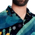 thumbnail image 5 of Platypus Men's Short Sleeve Poplin Shirt, Casual Printed Button Down, Summer Beach Hawaiian Shirts, Unisex, 5 of 6
