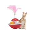 thumbnail image 1 of Tumbler Rolling Scratching Ball Pet Cat Toys Pet Products Cat Entertainment Toys Interactive Feather Ball Toys, 1 of 5