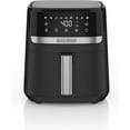 thumbnail image 7 of BLACK+DECKER Purify 4QT Air Fryer, Timer with Auto Shut-off and Shake Reminder, Digital LED Touchscreen and 9 Presets, 1300W up to 400 F, Dishwasher Safe Parts, 7 of 7