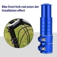 thumbnail image 3 of Bike Fork Stem Extender, Bicycle Handlebar Riser Adapter, Aluminum Alloy Head Up Adapter, for Mountain Bike, Road Bike, MTB, 3 of 5