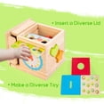 thumbnail image 3 of Kit de juego 8 en 1 Justwood de Montessori Toys para más de 1 año con almacenamiento, 3 of 7