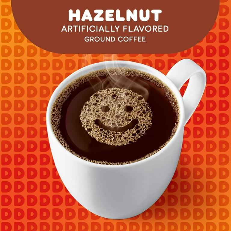 Dunkin', Hazelnut Artificially Flavored Coffee, 10 Ct K-Cup Pods