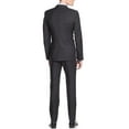 thumbnail image 3 of Nicoletti Men's Suit Two Button 2 Piece Working Buttonholes Jacket Modern Fit Charcoal, 3 of 5
