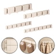 thumbnail image 4 of Gancho invisible para puerta de baño detrás del gancho para ropa plegable percha plegable para ropa, 4 of 7