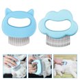 thumbnail image 2 of Miangastore Cat Comb Stainless Steel 2Pcs 3.5X3.5X0.6In, 2 of 8