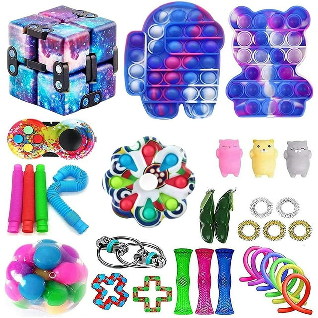 Juguete sensorial Push Bubble Fidget para aliviar el estrés del autismo
