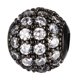 thumbnail image 1 of Jumpingount Collar de cuentas, para el tobillo, espaciador de cuentas redondas, decoración de cobre, fabricación de joyas artesanales Ropa, zapatos y accesorios Miscelánea Negro Blanco 8mm Jumpingount AP016116-12, 1 of 6