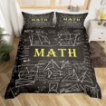 thumbnail image 1 of Erosebridal Math Mathematics Comforter Cover King, Learning Education Duvet Cover King, Geometry Stripes Decor, 3pcs（No Comforter）, 1 of 7