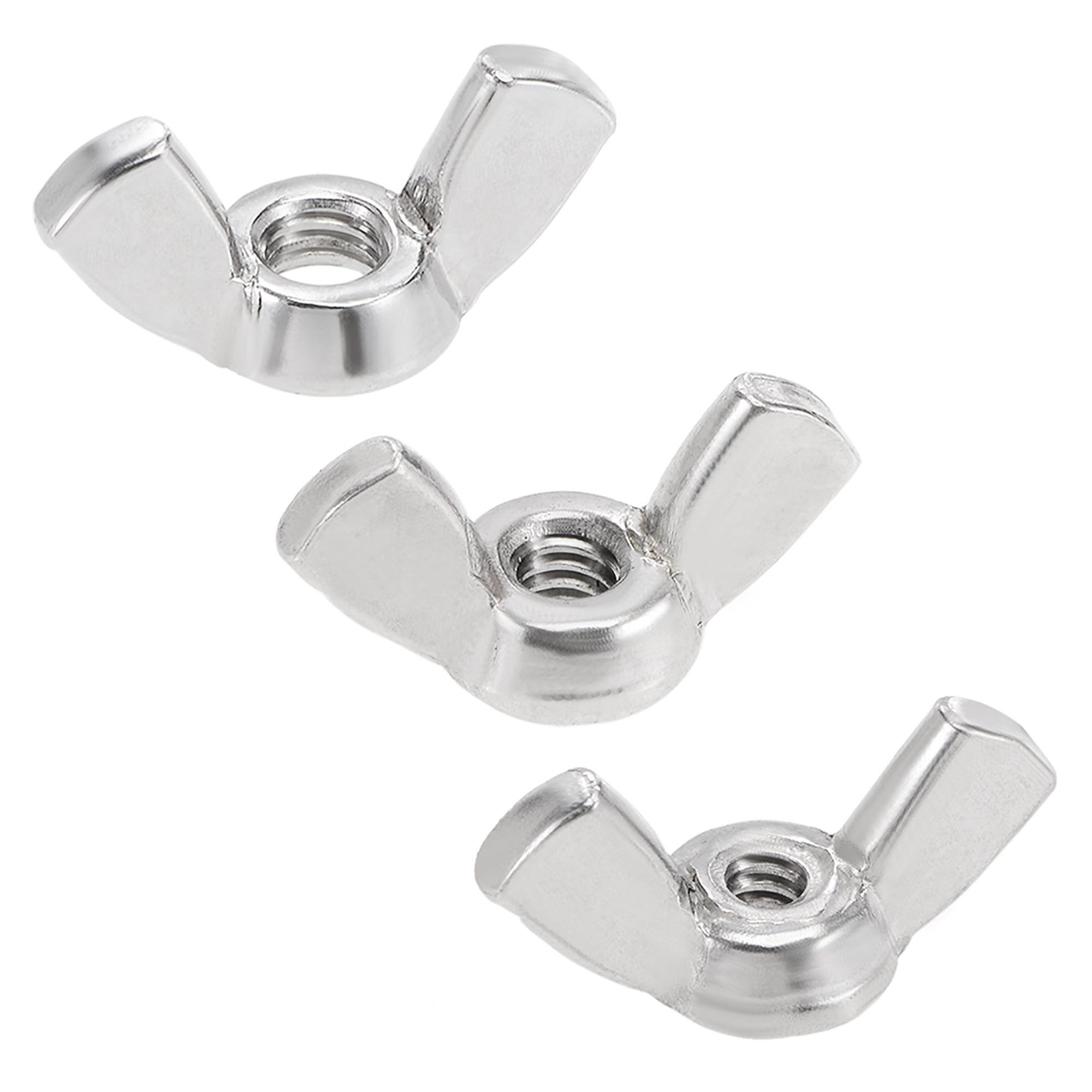 STAINLESS STEEL A2 M6 WING NUTS Hexagon Butterfly Screw/Bolt Fastener EASY TWIST