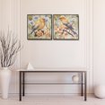 thumbnail image 2 of Framed Hand Painted Canvas Wall Art Spring Canary - Set of 2, 2 of 3