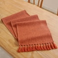 thumbnail image 2 of Dalrosia Boho Table Runner, 72 Inches Long Rustic Farmhouse Dresser Runners for Bedroom, Fall Table Decor, Bridal Shower, Burlap Linen Style, 2 of 5