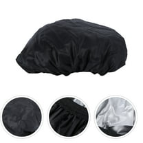 FELTECHELECTR 4Pcs Waterproof Cloth Bike Seat Covers Black for Cyclists Rainy Weather Protection