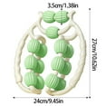 thumbnail image 3 of Circular Leg Clamps-360 degree 9 Wheels Muscle Roller Massager Muscle Roller for Leg Neck Hand Arm Muscle Relax Massager Indoor Sports Yoga Bodybuilding Equipment, 1 Count (Pack of 1), 3 of 8