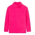 thumbnail image 2 of LittleSpring Boys Girls Fleece Turtleneck Shirts for Kids Thermal Tops Long Sleeve 2-14 Years, 2 of 6