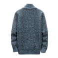 thumbnail image 5 of Stamzod New Sweaters Coats Men Winter Thicker Knitted Cardigan Sweatercoats Slim Fit Mens Knit Warm Sweater Jackets Men Knit Clothes Navy XL, 5 of 8