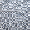 thumbnail image 2 of SAFAVIEH Montauk Lavern Geometric Cotton Area Rug, Ivory/Navy, 5' x 8', 2 of 5