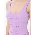 thumbnail image 4 of High-Waist Woven Mini Skirt with Bow Detail, 4 of 5