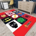 thumbnail image 4 of Dreammotif Colorful Avengers Logos Rug, Modern Area Rug For Living Room, Game Room Decor, Bedroom Rug For Teens, Large Colorful Carpet, 4 of 8