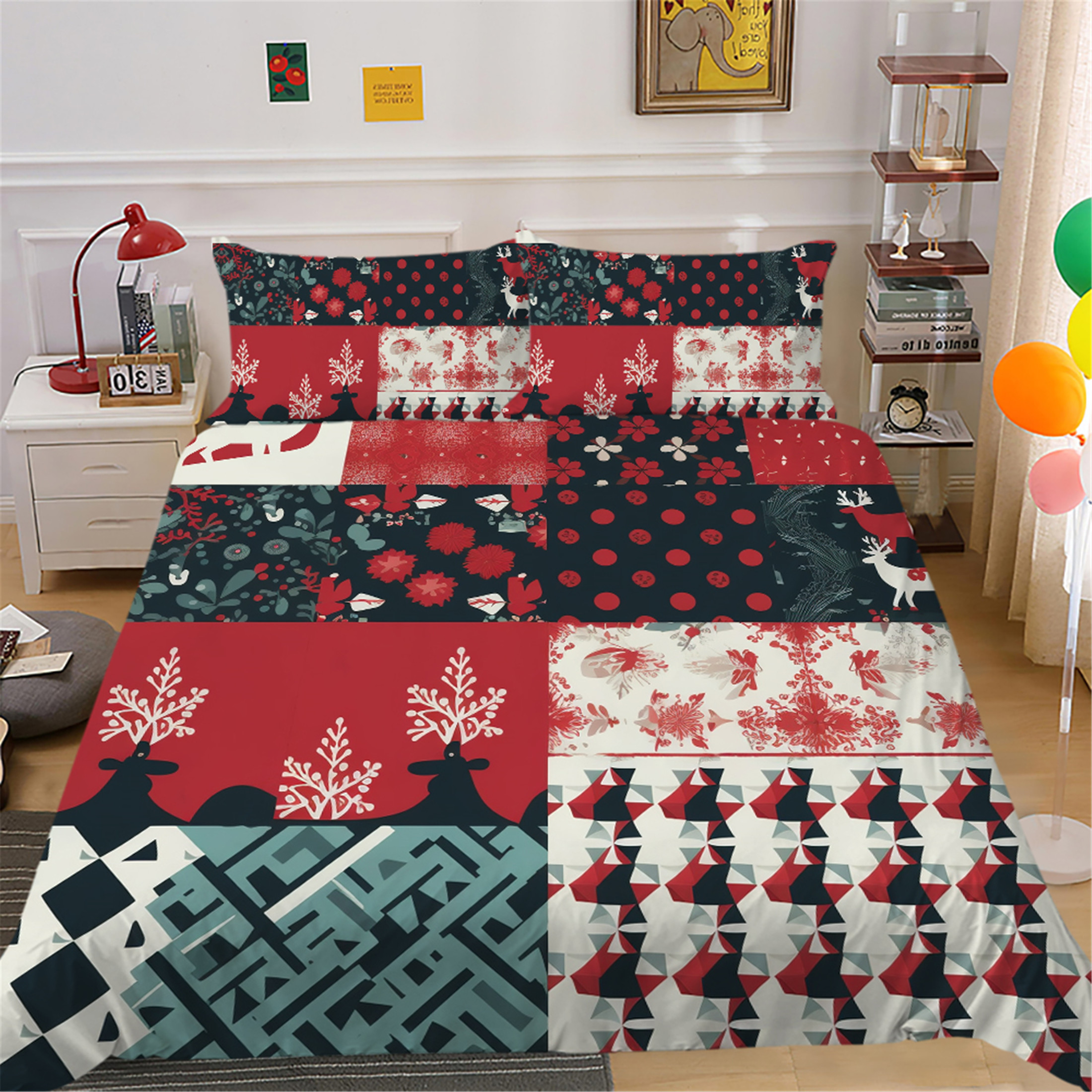 3D Home Bedclothes Children Adult Quilt Duvet Cover Set Cartoon Luxury