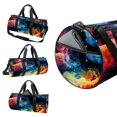 thumbnail image 3 of Galaxy DuffleBag 17.7" with Shoe Bag, Sports Bag, Soccer Bag, Luggage Bag - Zipper Pocket, Large Capacity, 3 of 6