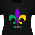 thumbnail image 4 of Inktastic Mardi Gras Fleur De Lis Women's Plus Size T-Shirt, 4 of 5