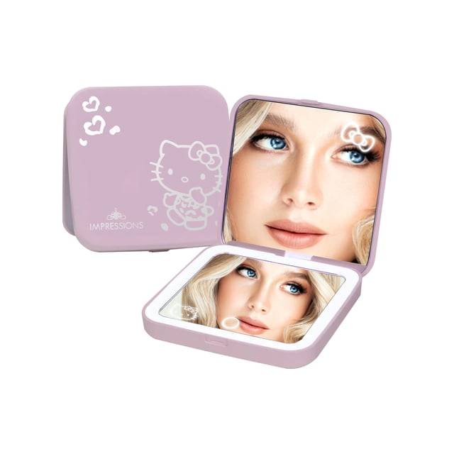 Compact Mirror Impressions Vanity Hello Kitty Supercute Pink