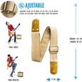 thumbnail image 2 of Strap, tahali, correa para guitarra o bajo. Kidam  Yute arena, 2 of 3