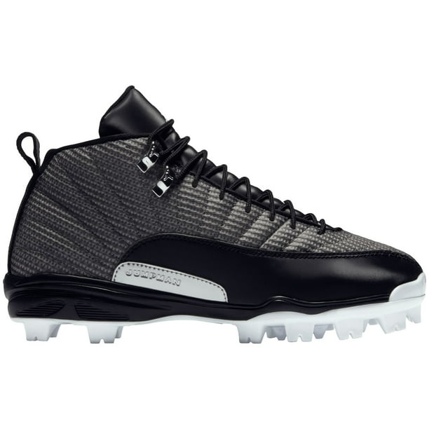 Jordan Men's XII Retro MCS Baseball Cleats (Black/White, 9.0) Walmart