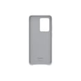 thumbnail image 3 of Funda trasera de piel para Samsung Galaxy S20 Ultra, color plateado, 3 of 3