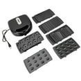 thumbnail image 2 of Electric Waffle Donut Maker Panini Press Grill Nut Shell Shaped Cake Maker with Removable Non Stick Plates, 2 of 7
