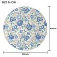 thumbnail image 6 of Pioneer Flower Round Tablecloth 60" X 60",Wrinkle Wipeable Table Cloth for Kitchen Dining Room Picnic Patio Party, 6 of 6