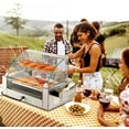 thumbnail image 2 of ROVSUN 1050 W 18 Hot Dog Capacity Commercial Hot Dog Roller Grill, 2 of 8