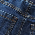 thumbnail image 4 of Staki Toddler Jeans Boys Baggy Jeans Kids Casual Straight Leg Loose Fit Denim Pants with Pockets(Blue,11-12 Years), 4 of 9