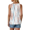 thumbnail image 6 of Fantaslook Pleated Tank Tops for Women Dressy Casual Sleeveless Blouses Floral Summer Tops, 6 of 11