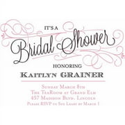 Classic Script Standard Bridal Shower Invitation