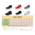 thumbnail image 3 of ADQ Women's Sneakers Lightweight Walking Shoes Breathable Slip-on Flats Light Gray 6, 3 of 7