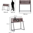 thumbnail image 3 of Escritorio para Computadora FRATELLO MUEBLES Calico Madera MDF Color Roble, 3 of 7