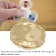 thumbnail image 3 of Monedera Deslizante de Metal, Deslizante Lucky Coin Portable Reduce La Presión Tai Chi para Orificio, 3 of 7
