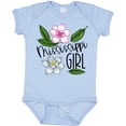 thumbnail image 3 of Inktastic Mississippi Girl Magnolia Flowers and Leaves Girls Baby Bodysuit, 3 of 5
