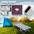 thumbnail image 4 of MOPHOTO 2PK Folding Camping Cot for Adults, XL Portable Folding Bed with Carry Bag & Pearl Mattress, Oxford Strong Heavy Duty Sleeping Cots for Indoor & Outdoor Use, 4 of 8