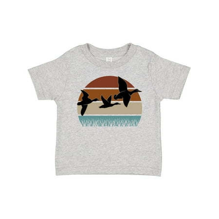 

Inktastic Duck Hunting Retro Sunset Hunter Gift Toddler Boy or Toddler Girl T-Shirt