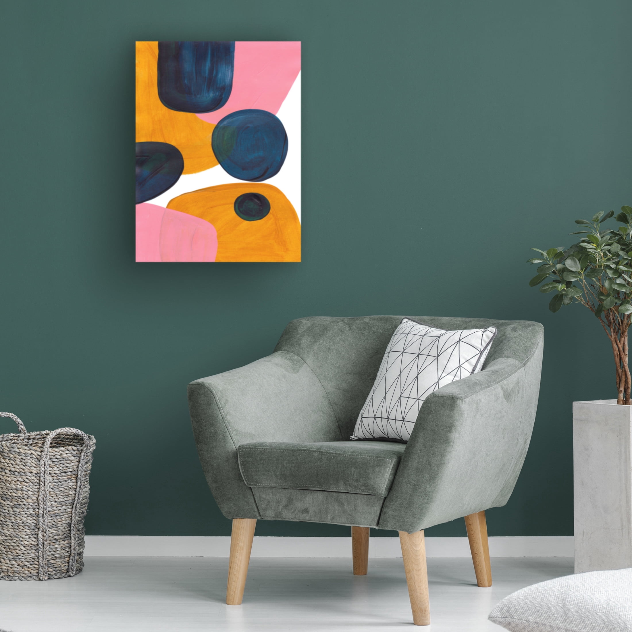 Trademark Fine Art Ejaaz Haniff  Pink Rollie Pollie Canvas Wall Art