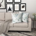 thumbnail image 6 of Spring Sage Green Leaf Pillow Covers 18x18 Set of 2, Eucalyptus Floral Watercolor Pillow Cushion Cases, Gray Seafoam Leaves Print Modern Throw Pillows Cover Decor Gifts for Bed Couch Sofa Living Room, 6 of 6