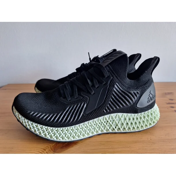 Adi-das AlphaEdge 4D Running Shoes Core Black Carbon EF3453 Men's Size 9.5 NWOB