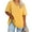 Yellow, variant on Ruanyu Women's Plus Size V Neck T Shirts Summer Half Sleeve Oversized Tees Casual Loose Fit Tunic Tops