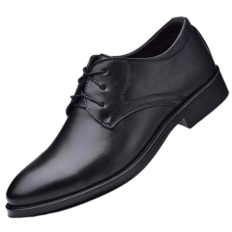 Sure Fit Black Men\'s Lace-Up Comfort Oxfords Amazon.com | Oxford Dress Shoes for Men Lace Up Round Toe  main image 4