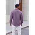 thumbnail image 2 of COOFANDY Men's Casual Shirt Long Sleeve Dress Shirts Button Up Shirt for Men, 2 of 6