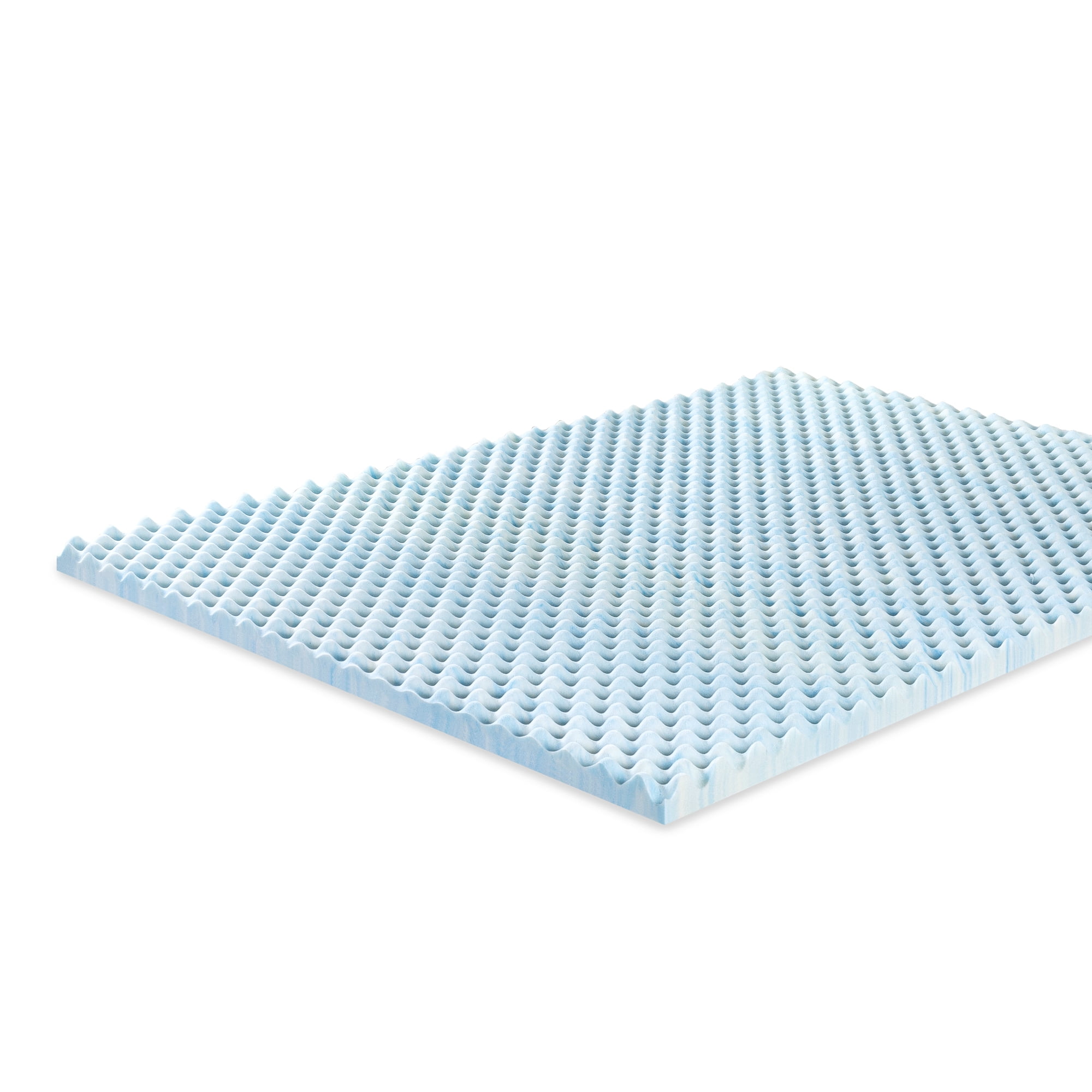 Zinus 2" Swirl Gel Cooling Memory Foam Mattress Topper, Full