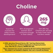 Nature Made Prenatal Vitamins Softgels + Choline Supplement Capsules, 70 Count